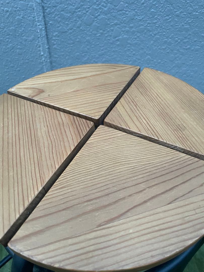 廃盤　2脚セット　希少モデル　IKEA AGNE スツール　椅子　パイン無垢材