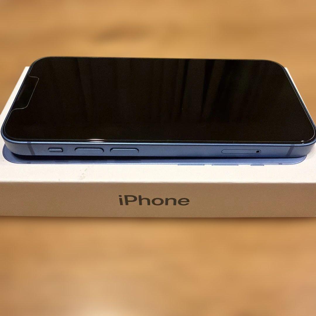 iPhone 13 mini 256GB ブルー　箱あり 付属品あり