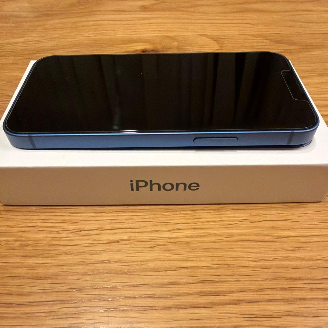 iPhone 13 mini 256GB ブルー　箱あり 付属品あり