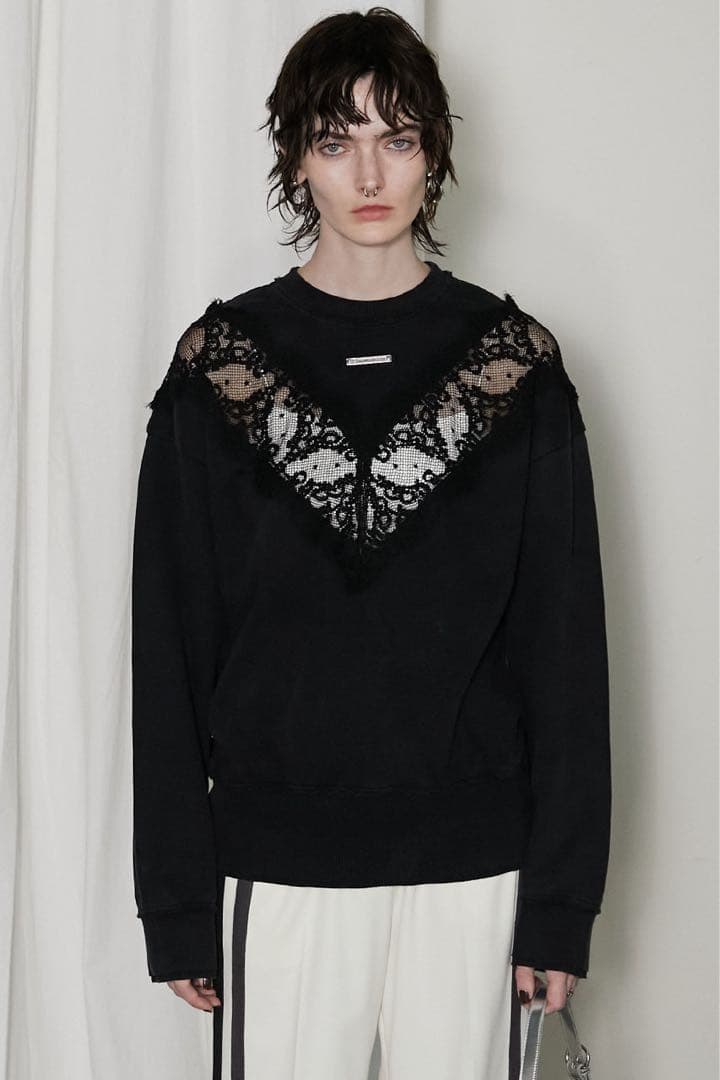 レーススウェット/Lace Sweatshirt プランクプロジェクト