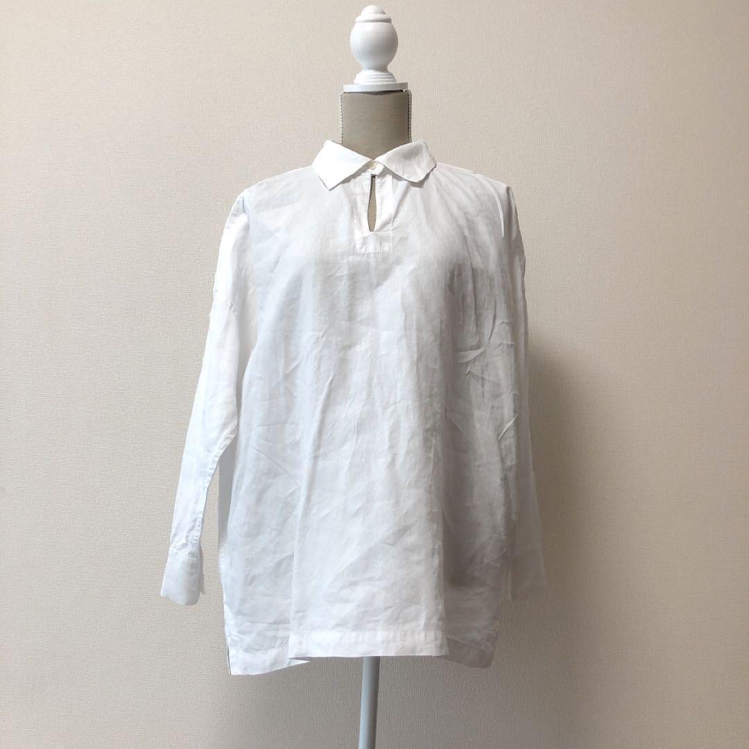 ARTS&SCIENCE★ブラウス★シャツ★ヘンプ100%★ホワイト★サイズ1