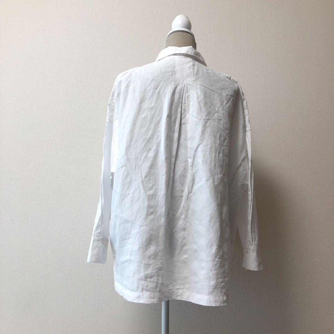 ARTS&SCIENCE★ブラウス★シャツ★ヘンプ100%★ホワイト★サイズ1