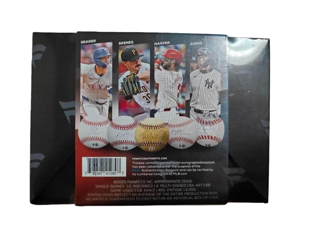 記念グッズ MLB 2025 FANATICS UNDER WRAPS AUTOGRAPH