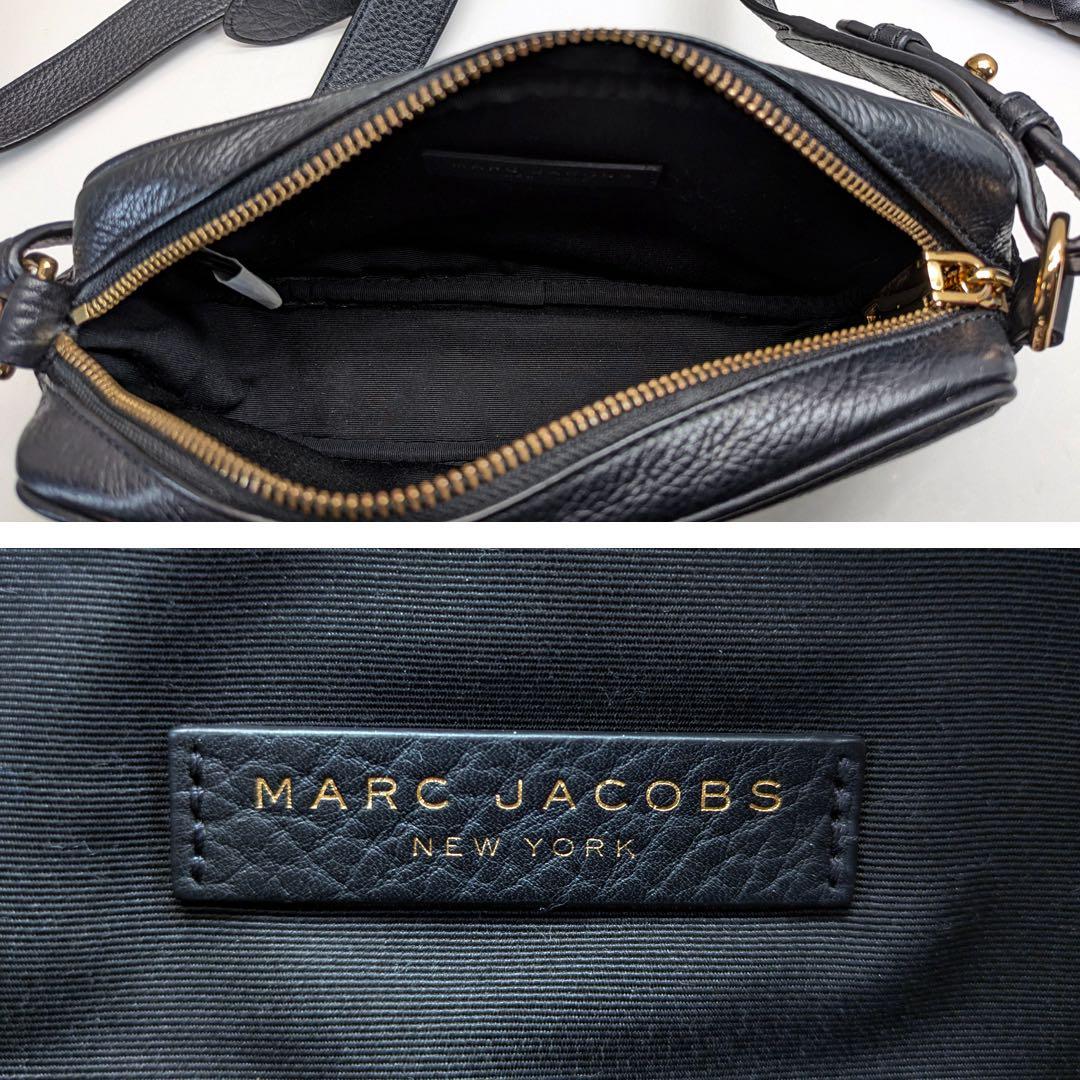 マークジェイコブス ショルダーバッグ シャッター カメラバッグ レザー 黒