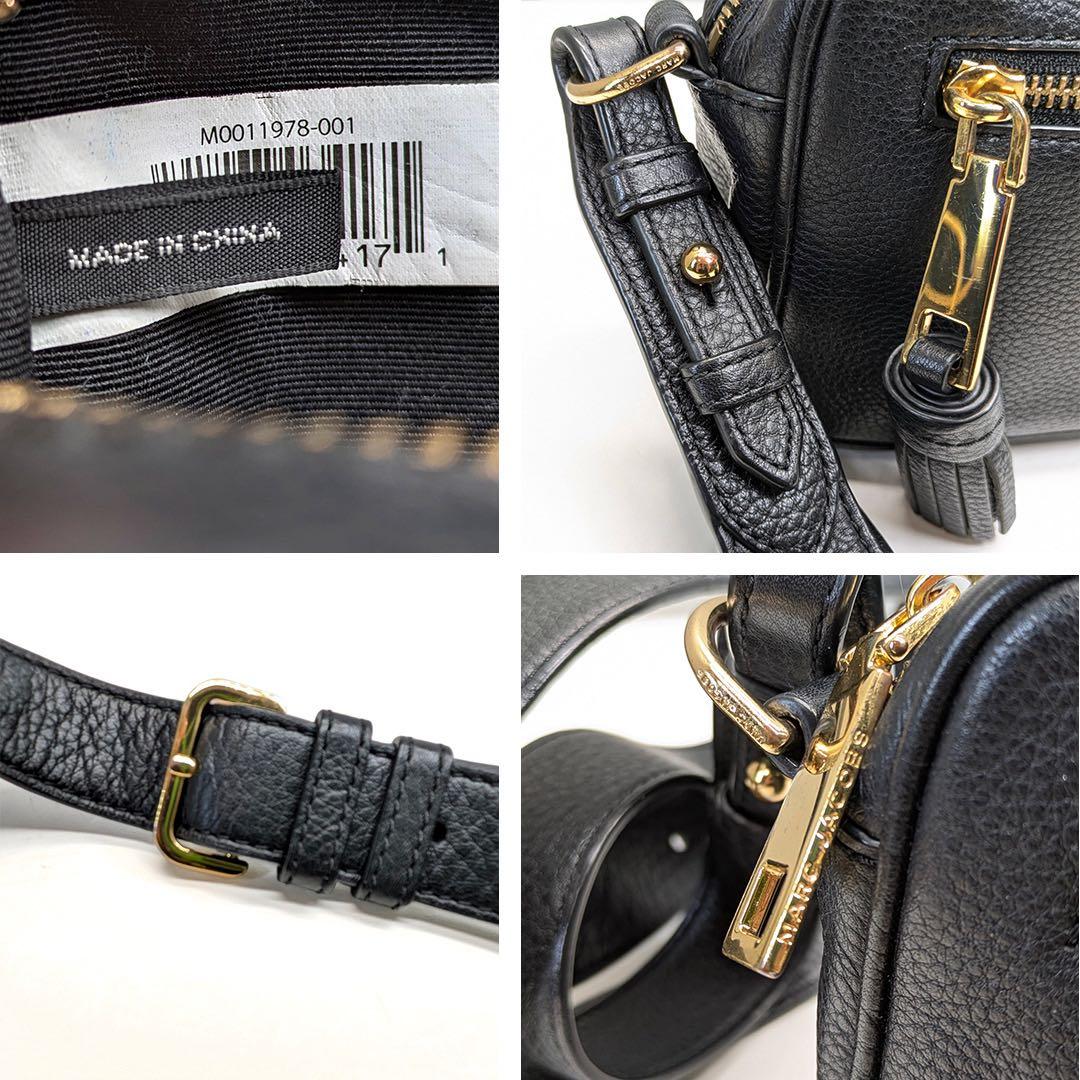 マークジェイコブス ショルダーバッグ シャッター カメラバッグ レザー 黒