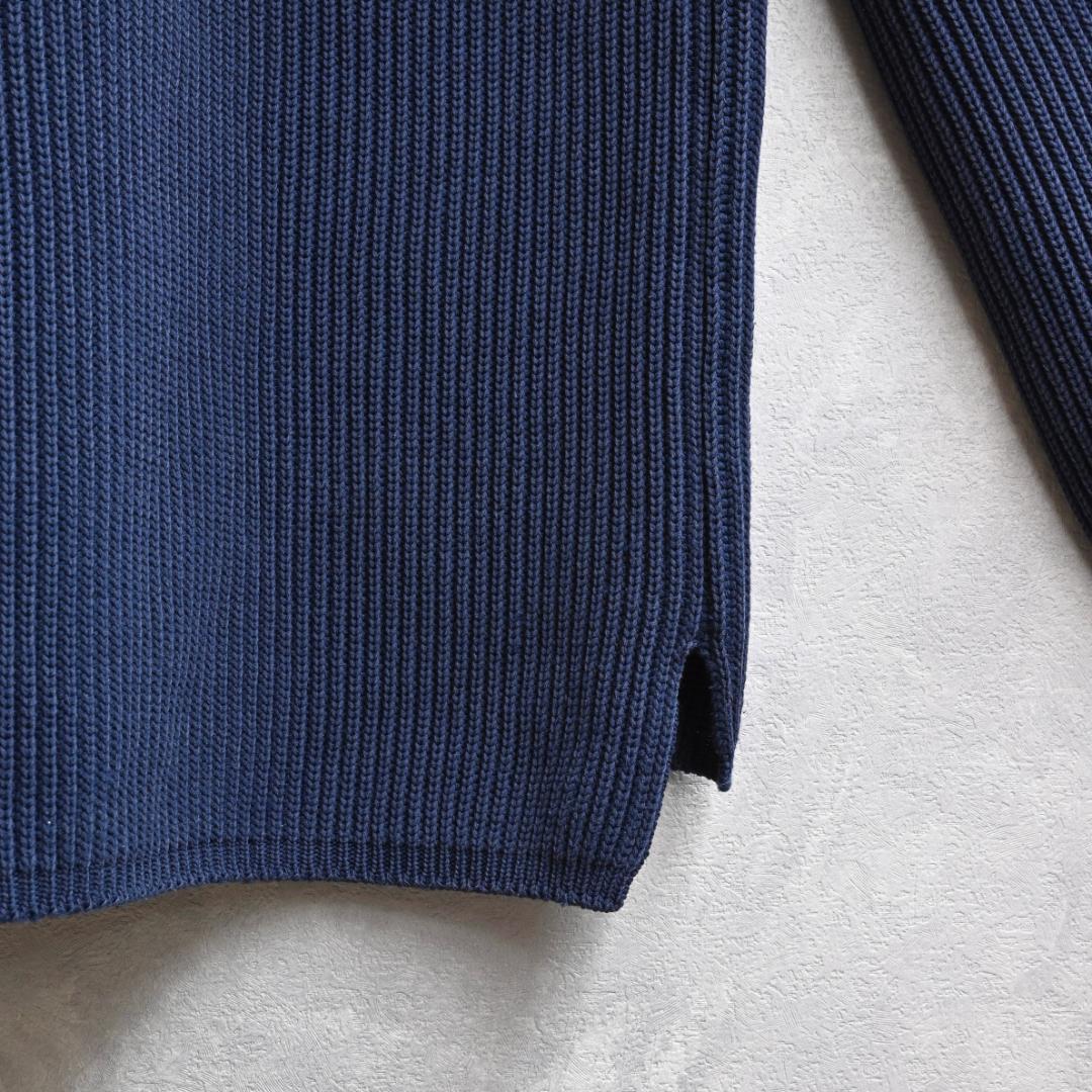 nanamica 5G Crew Neck Sweater 畦編み 春ニット