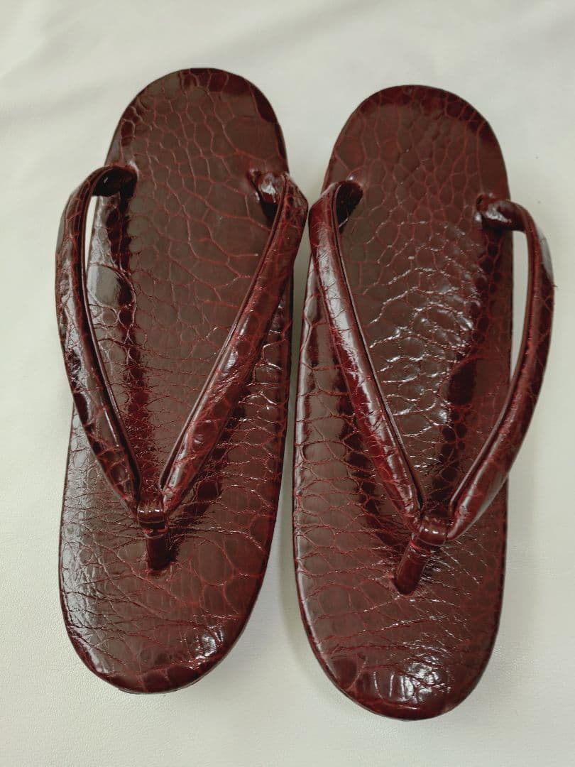 希少 タートルレザー ハンドバッグ 草履 亀革