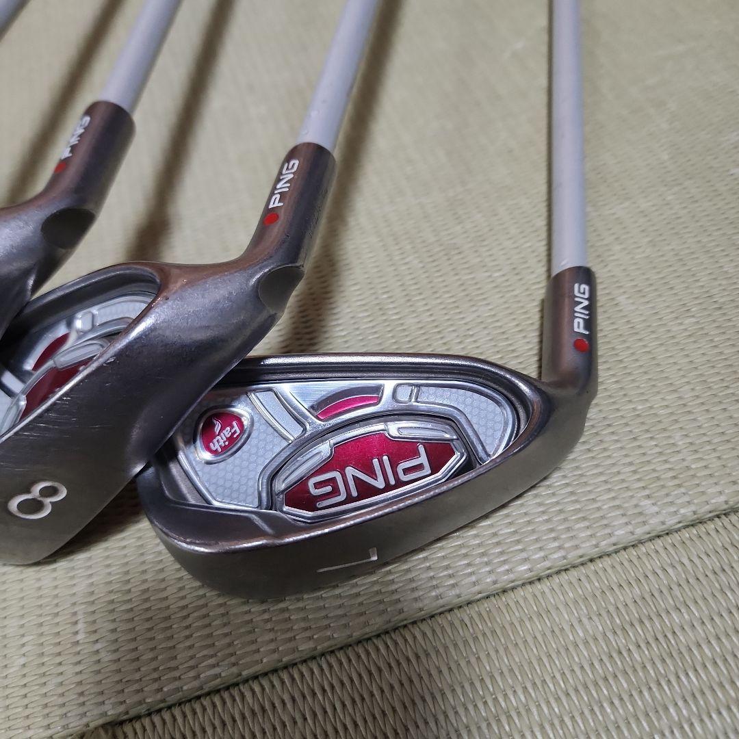 PING レディース アイアンセット S W 9 8 7