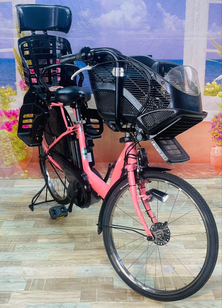 パスキス26インチ⭐️ヤマハ人気モデル！子供乗せ電動アシスト自転車Y3424