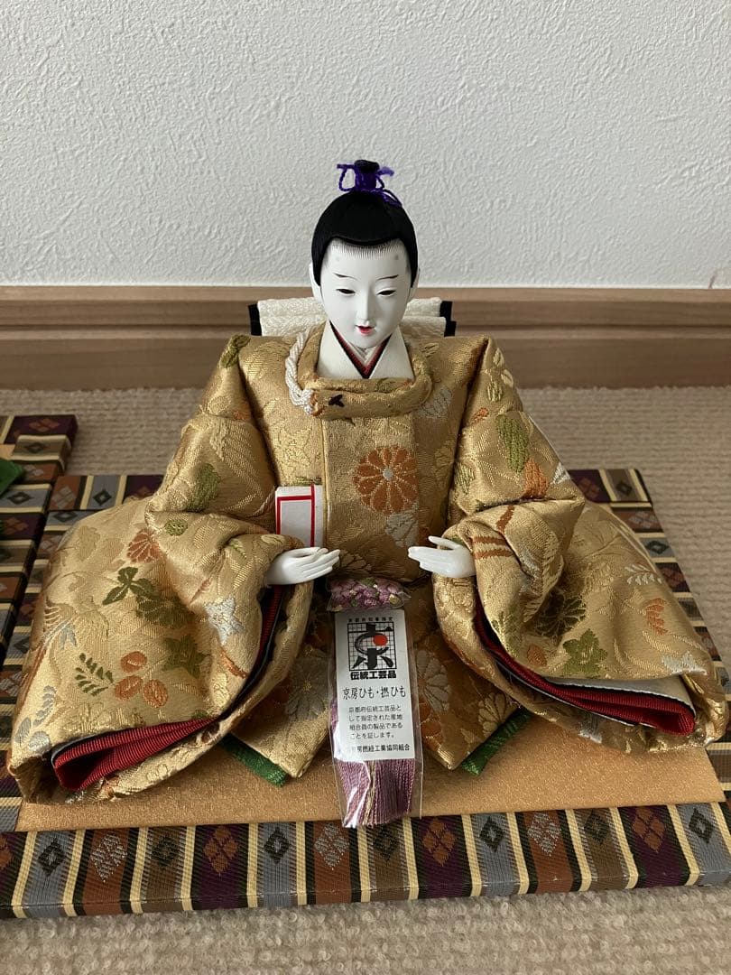 美品　柴田家千代作　雛人形　桐箱付き