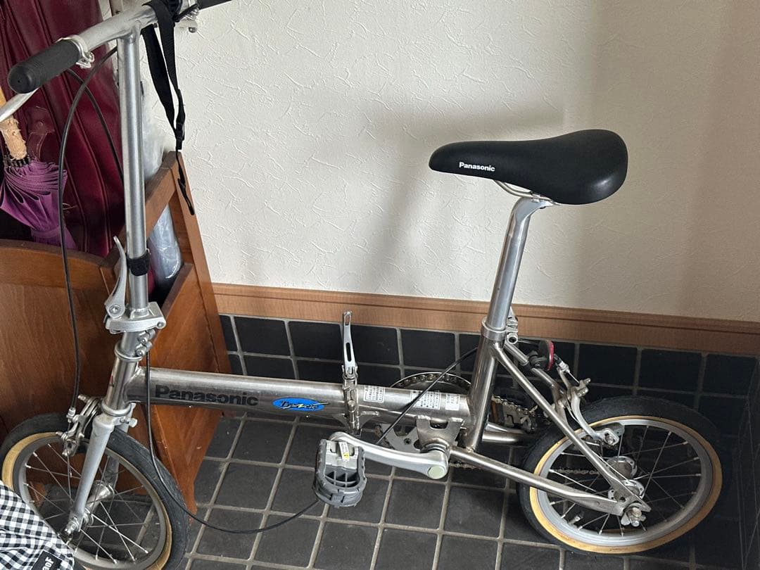 【中古】Panasonic Miyata 折りたたみ自転車