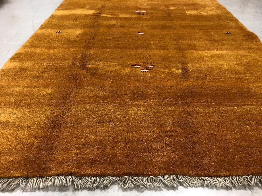 ギャベ イラン産 167×243 黄 K-30