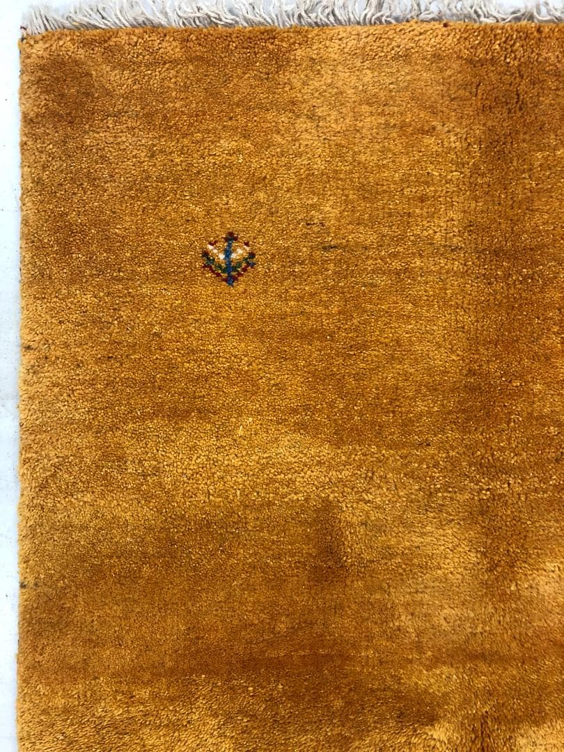 ギャベ イラン産 167×243 黄 K-30