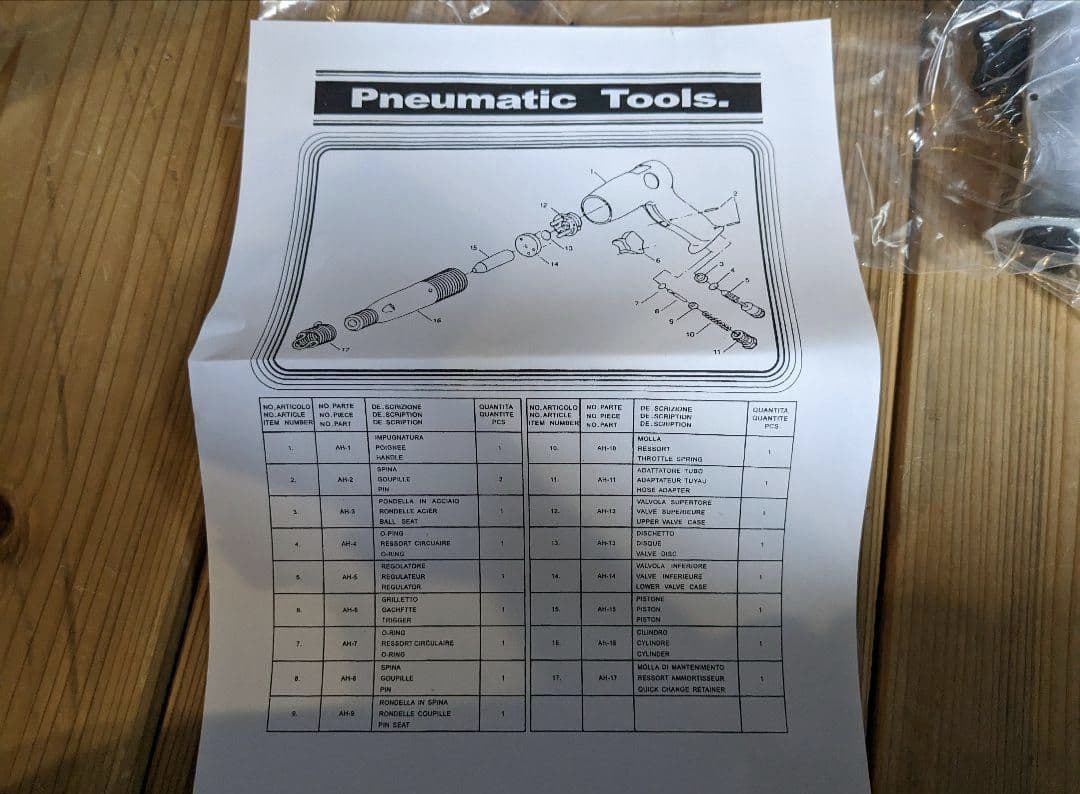 エアータガネ ニードルスケーラー 溶接 塗装 サビ落とし ジェットタガネ