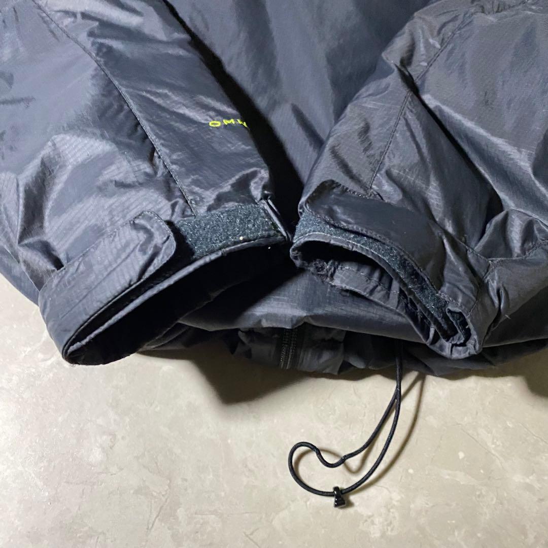 00s Columbia 短丈 ダウンジャケット 光沢 ドローコード XS