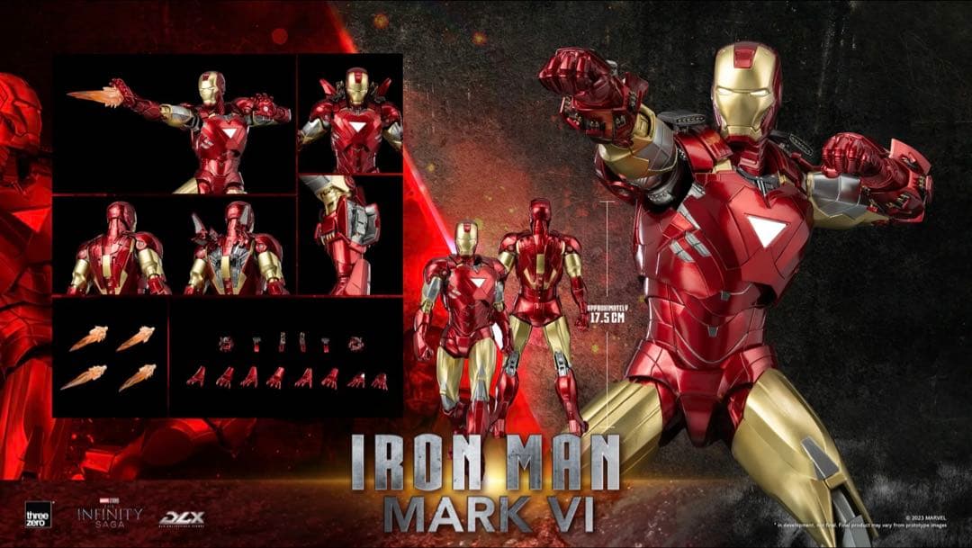 マーベル・スタジオ: インフィニティ・サーガ DLX アイアンマン・マーク6