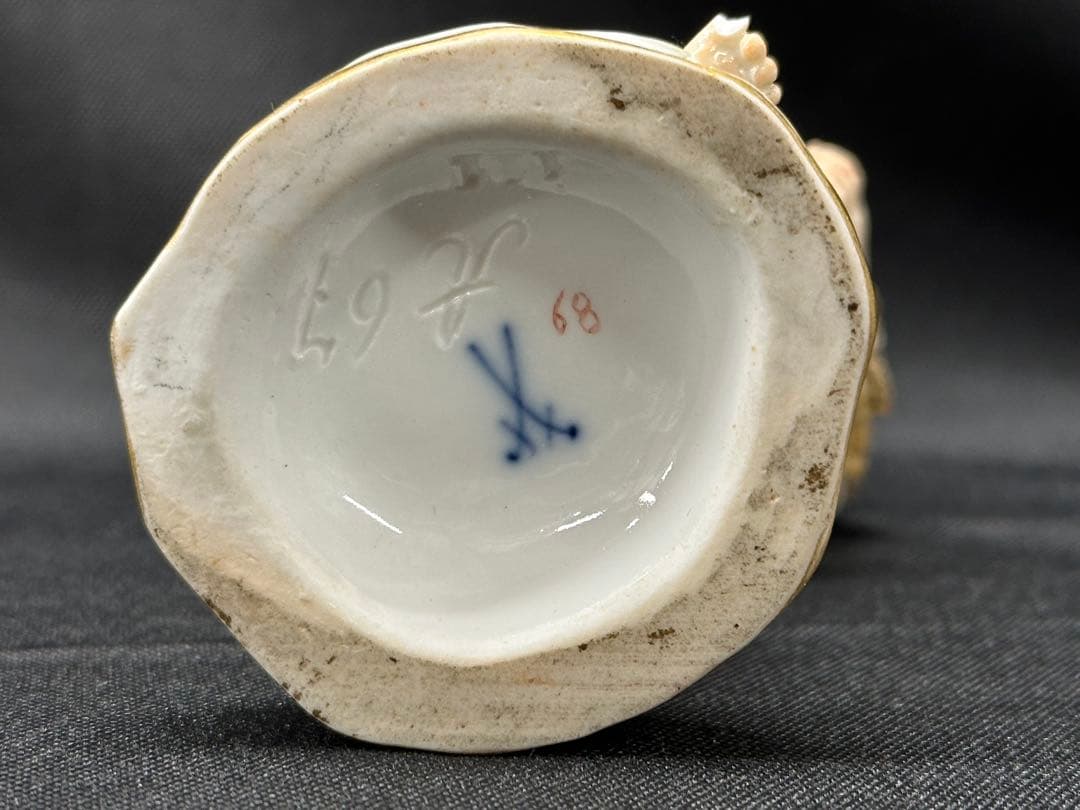 【ダメージ品】meissen マイセン　四季の寓意　夏　フィギュリン　置物