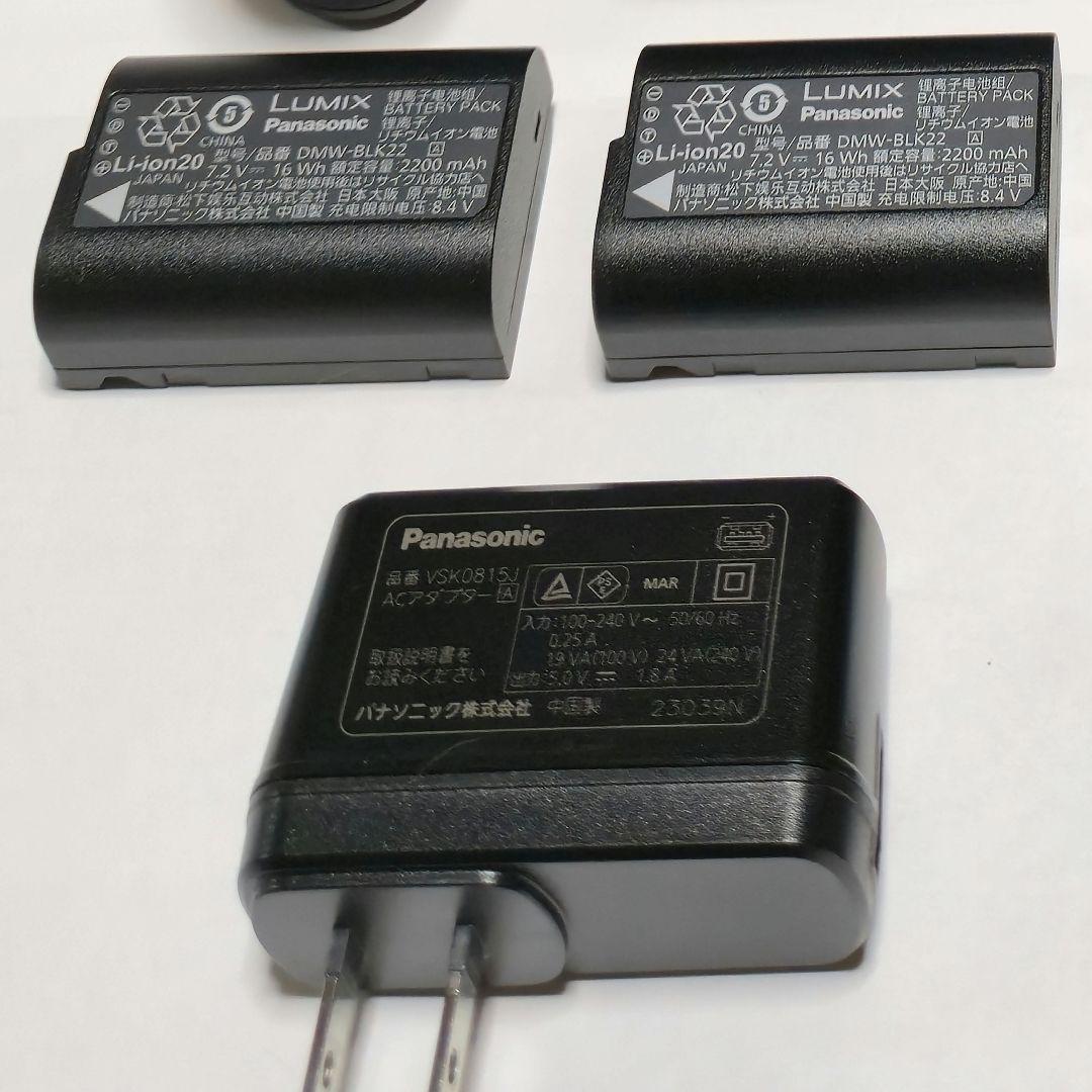 LUMIX DC-S5M2W ダブルレンズキット 【美品/低ショット1108回】