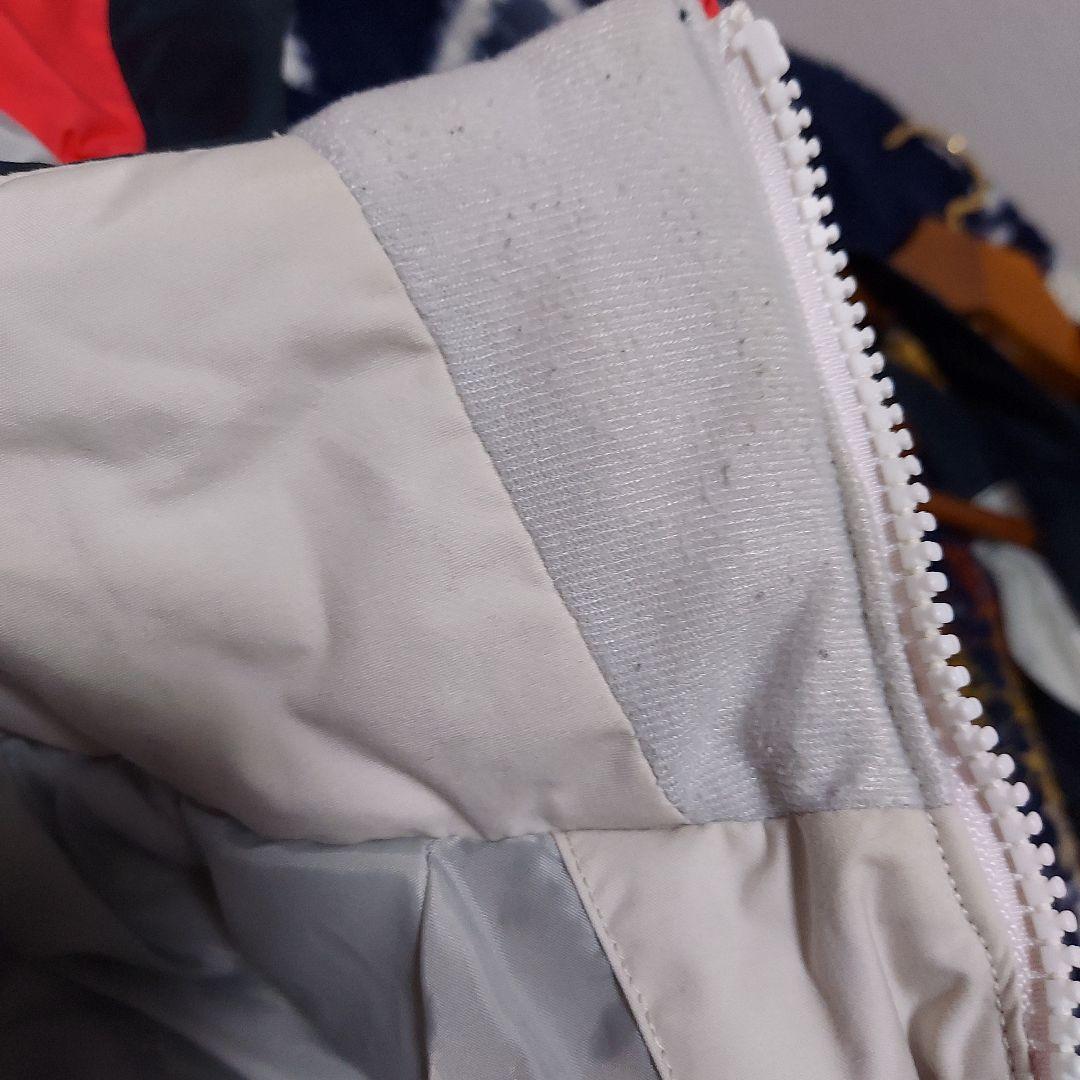 デサント　スキーウエア　150cm オフホワイト&ネイビー