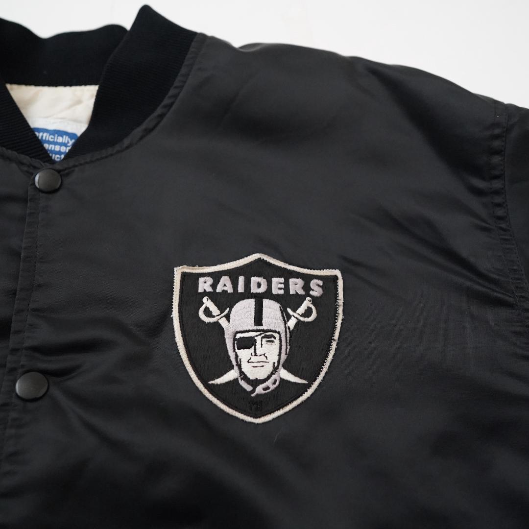 美品 80s NFL ボンバージャケット スタジャン XL レイダース 2882