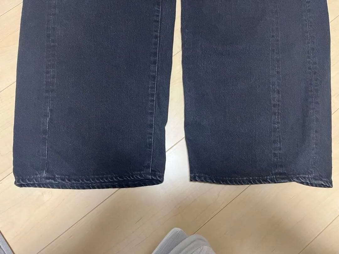 パンツ ssstein DEFORMATION WIDE DENIM JEANS