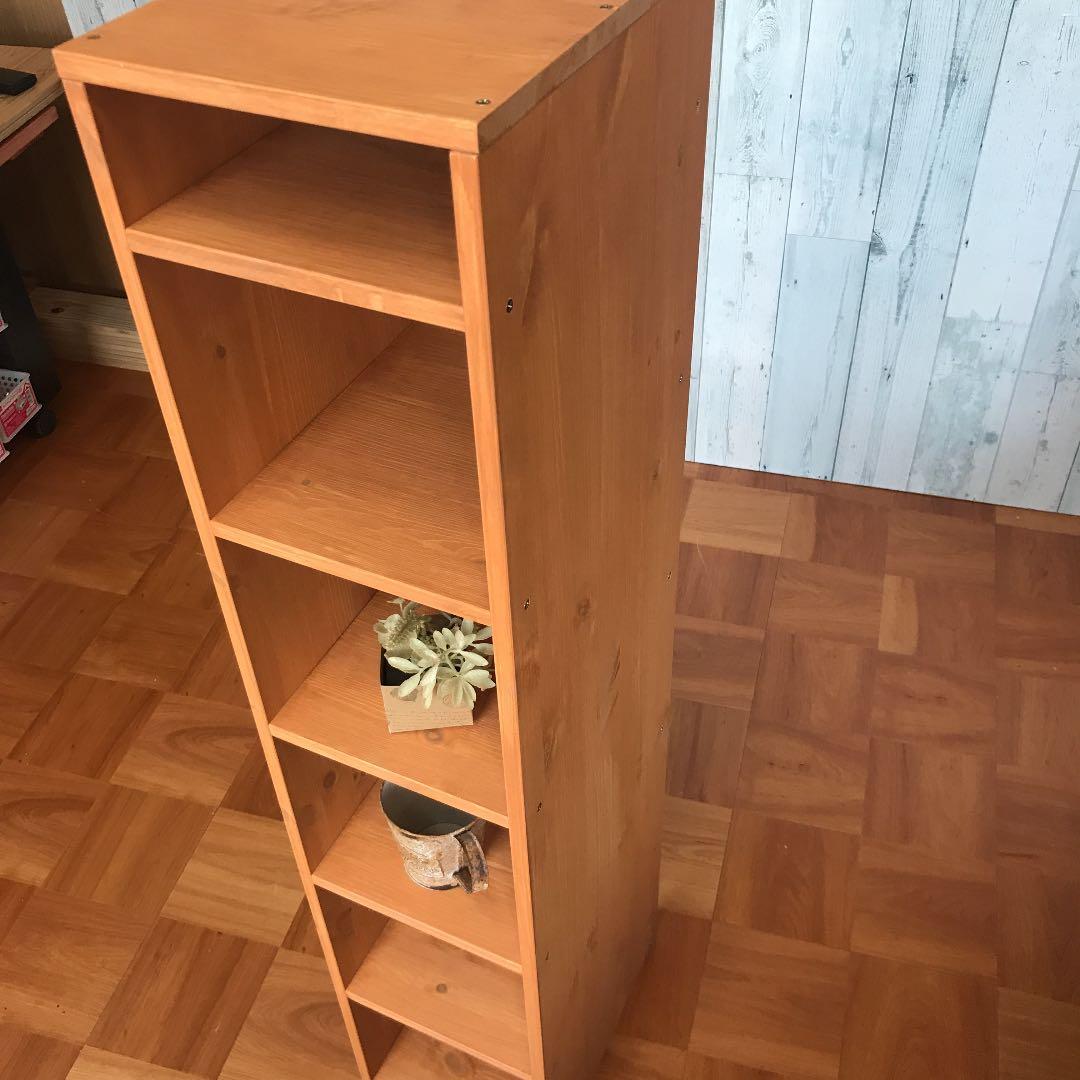 シェルフ 飾り棚 幅21cm パイン集成材