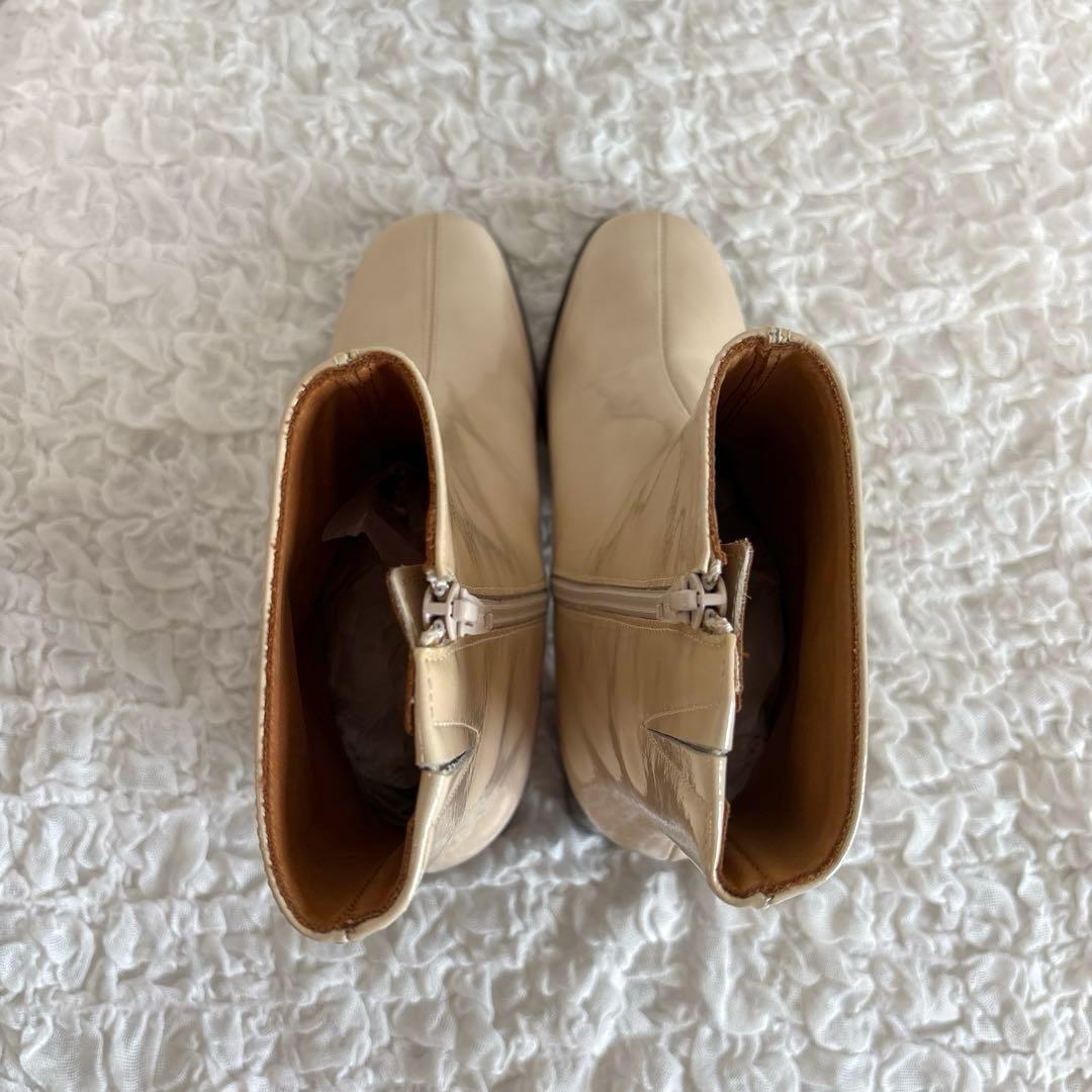 【新品未使用】Sézane セザンヌ エナメル アンクルブーツ