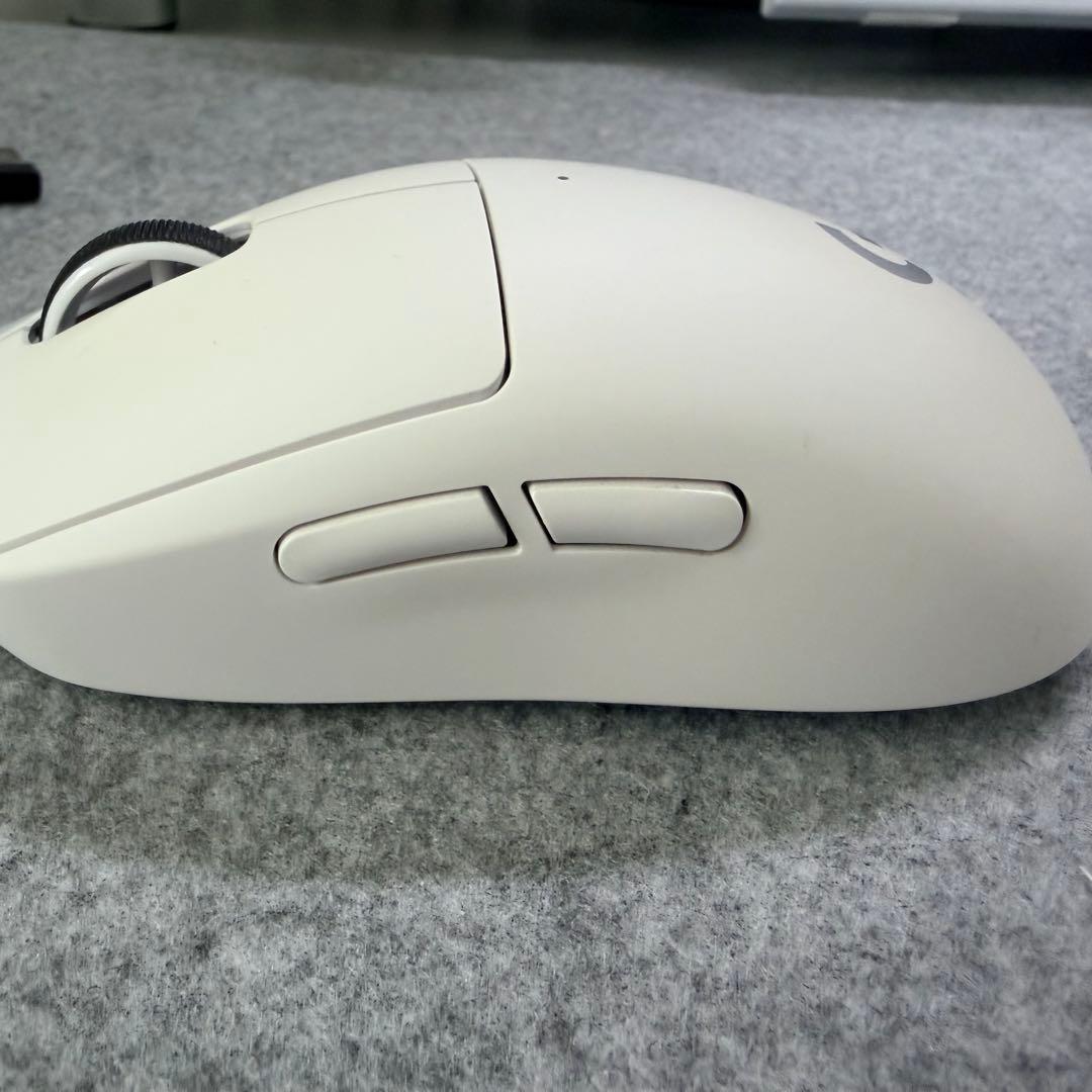 Logicool PRO X Superlight ホワイト + 充電スタンド