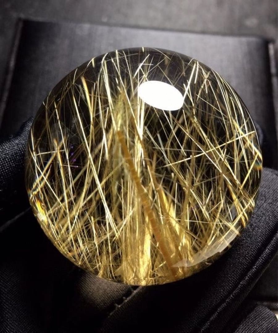 ⭐︎【天然】タイチンクオーツ 置物 47.4mm