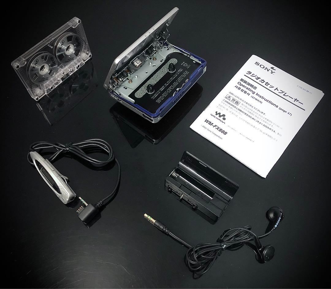 カセットウォークマン SONY WM-FX888 「整備済み、完動美品」