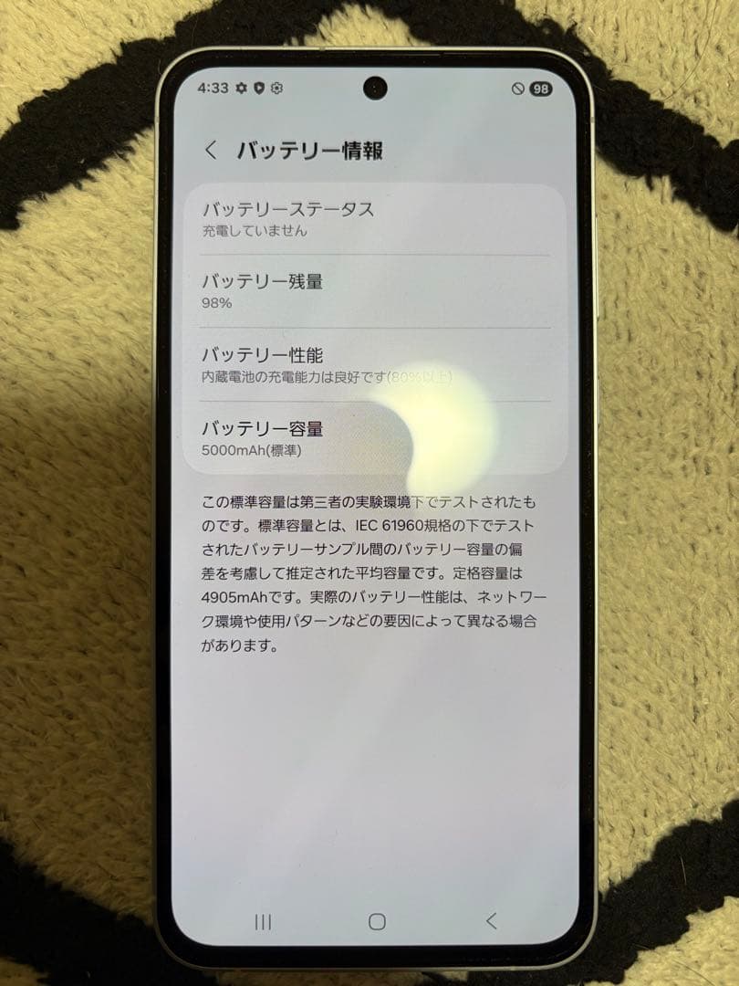 【美品】Samsung Galaxy A55 5G 本体