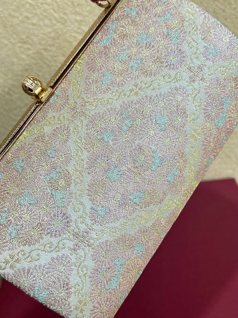 振袖草履とバッグセット　赤色　Lサイズ