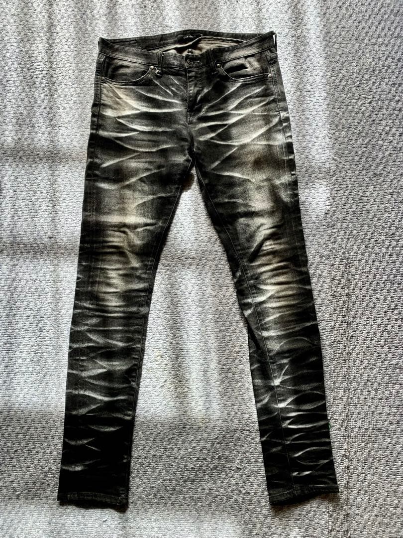 CIVARIZE(シヴァーライズ) パールバインダー立体加工スキニーデニム