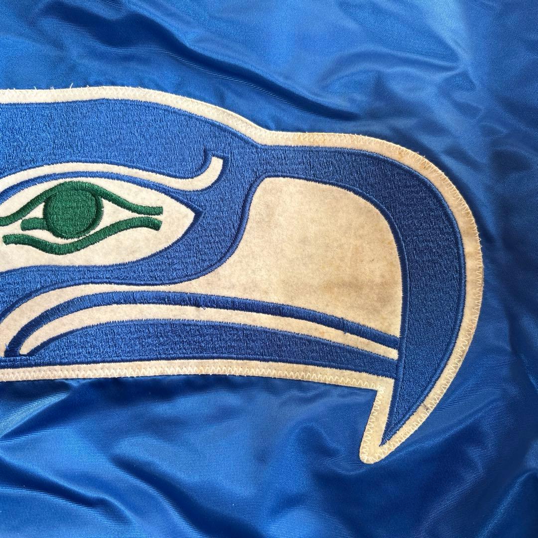 NFL シアトル・シーホークス サテンジャケット