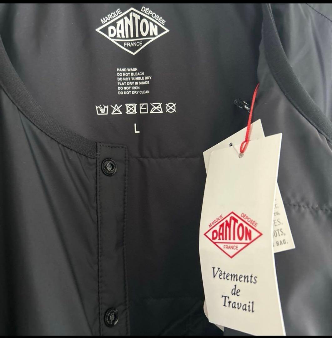 【新品】DANTON ダントンインサレーションカラーレス ジャケット/ブラックL