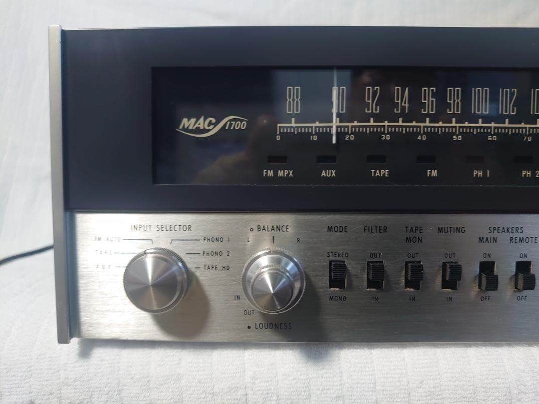 ★McINTOSH・マッキントッシュ★MAC1700★レシーバー・アンプ