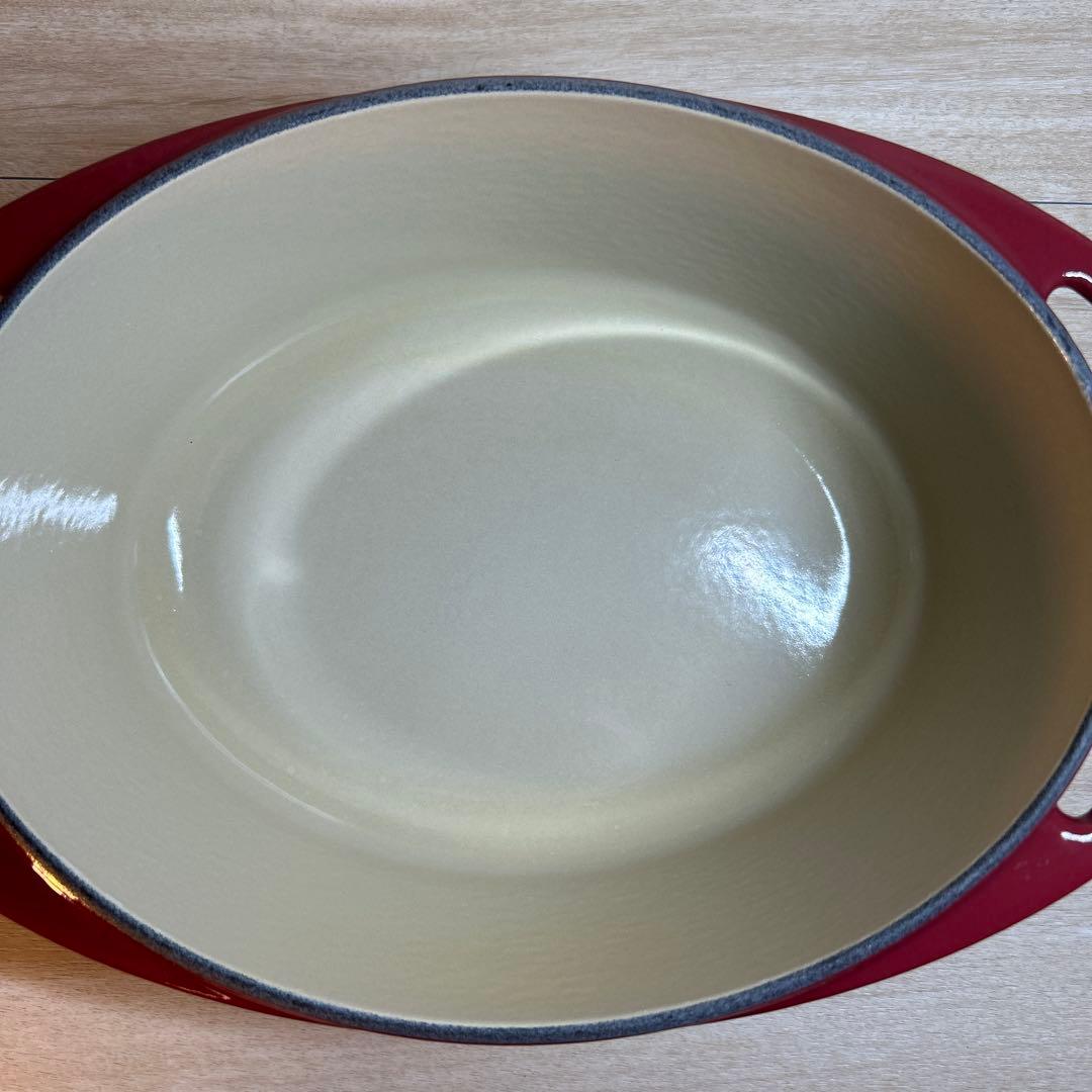 ルクルーゼ　センセーション　オーバル　バーガンディ　25cm 両手鍋　鍋