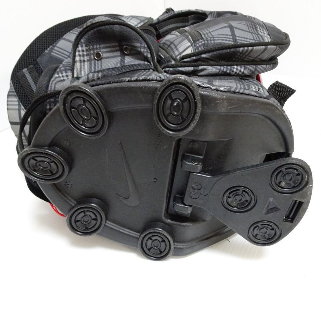 【希少・廃番品】ナイキ スタンド キャディバック BG0288 チェック柄 軽量