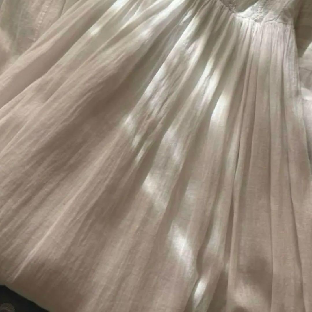 フランスアンティークベビードレス　フレンチスリーブ　洗礼服　おまけ付き