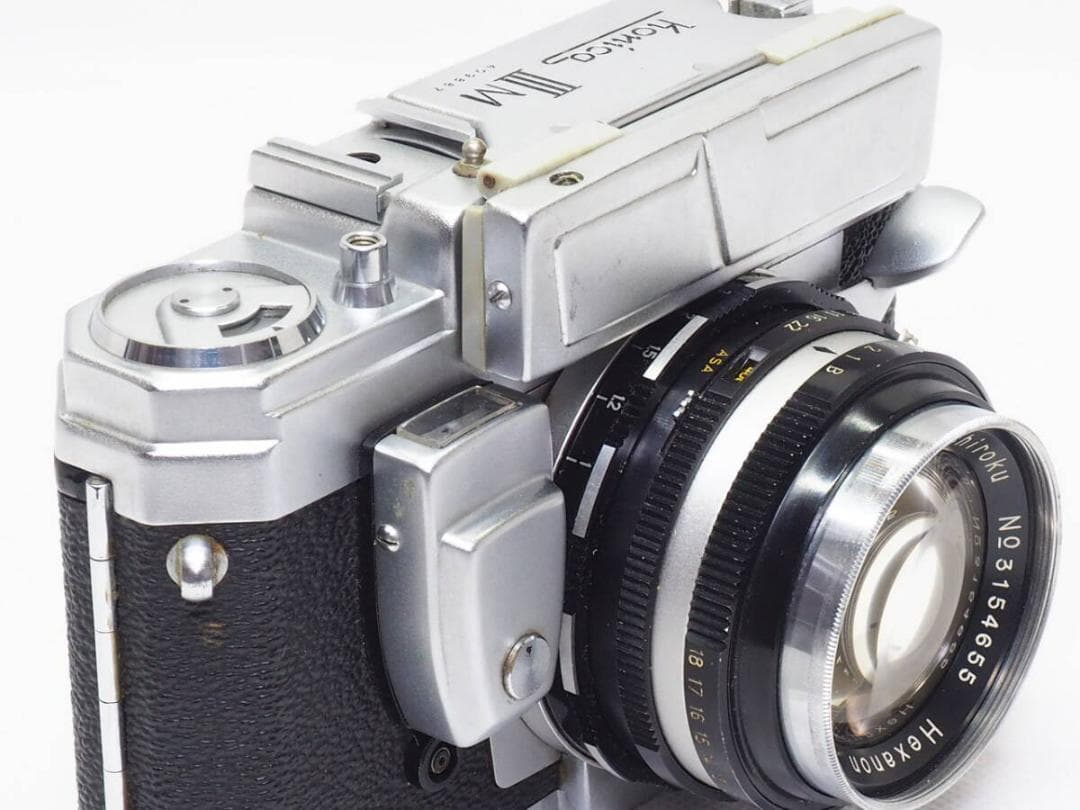 美品■ Konica III M HEXANON 50mm F1.8 露出計稼働