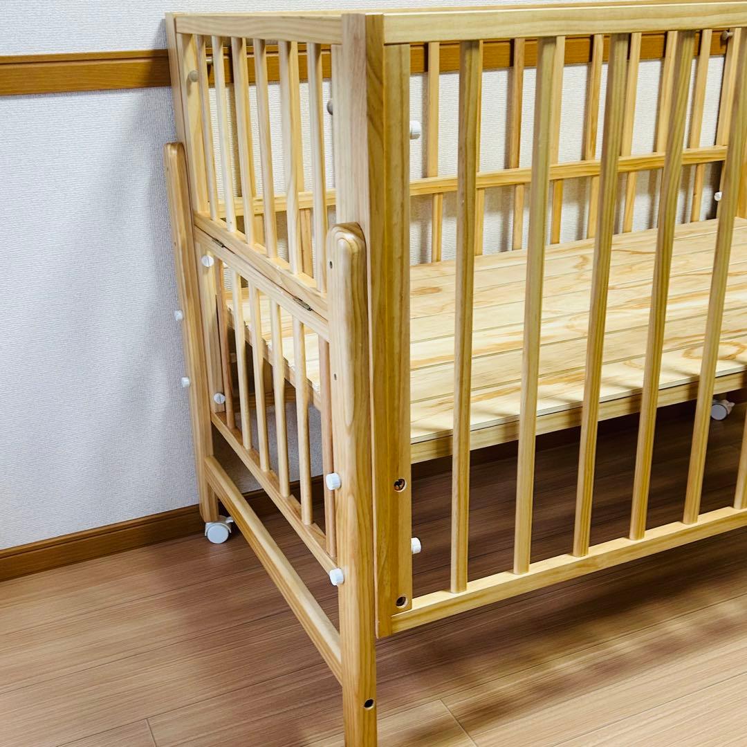 【アカチャンホンポ限定】大和屋　トール　Wオープン　ベビーベッドNA