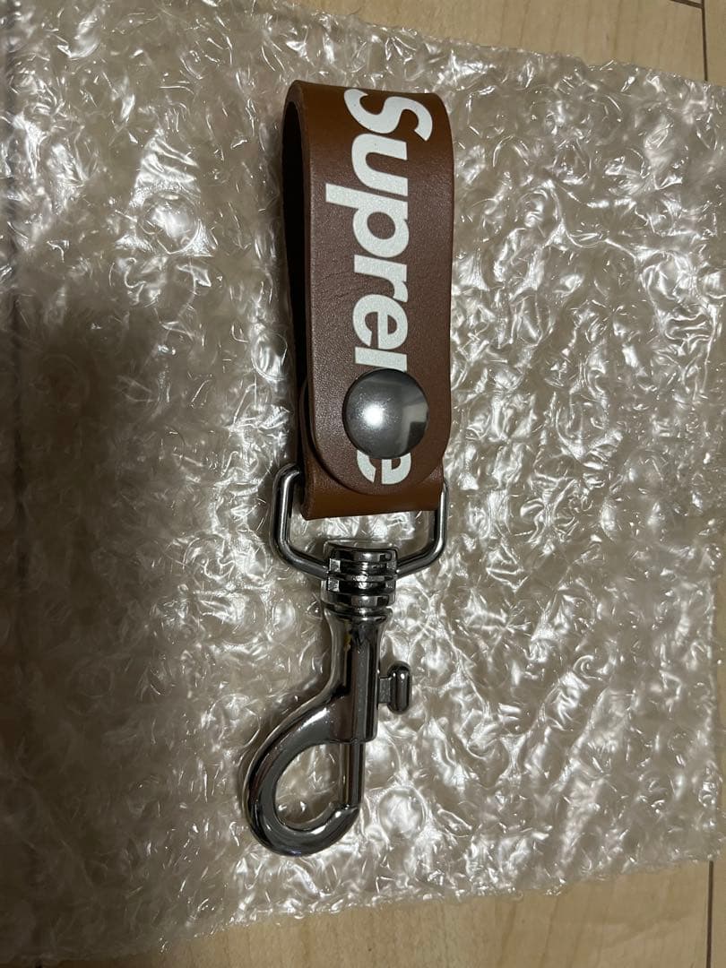 小物 Supreme Leather Key Loop \"Brown\" Supreme