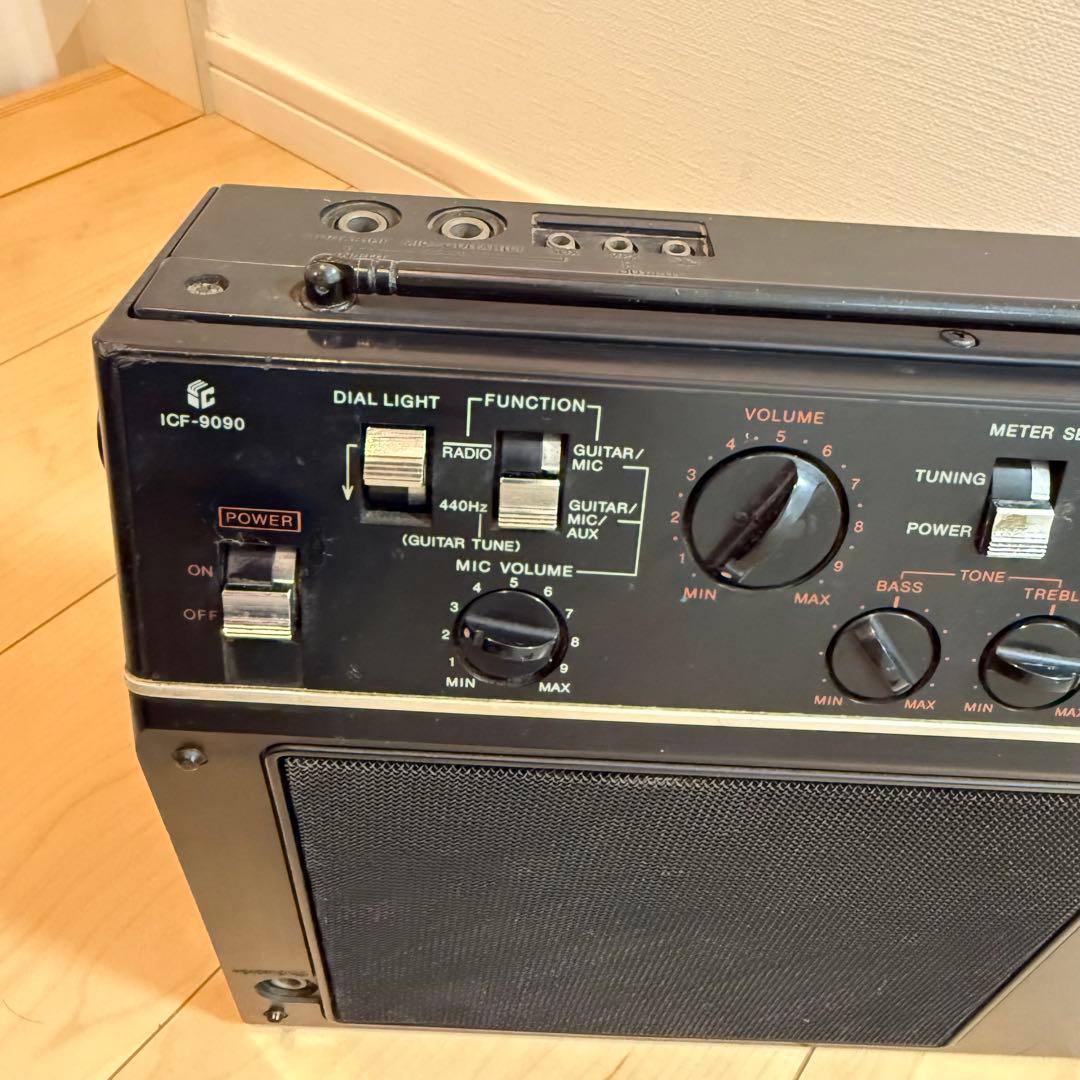 SONY ソニー ICF-9090 ギターアンプ ラジオ 昭和レトロ