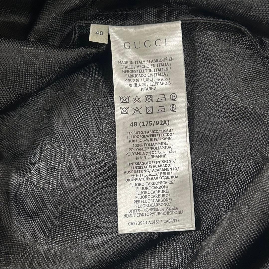 GUCCI GG総柄 定価30万超 ナイロンジャケット メンズ48
