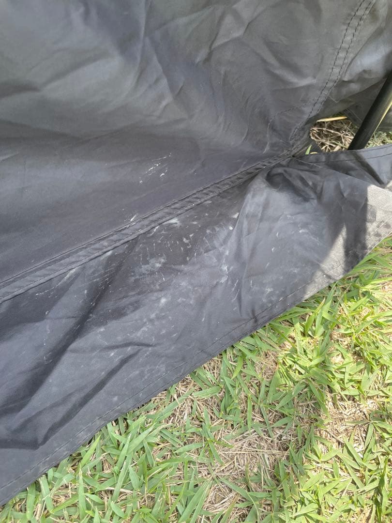 DODカマボコテント2 ブラック　グランドシート　テントマット　セット売り