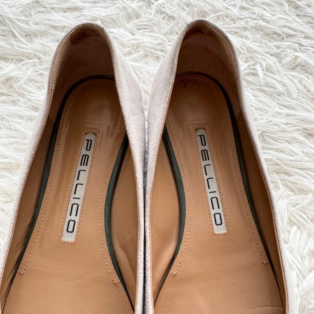 【ペリーコ】パンプス FIBBIA　スエード ポインテッドトゥ 37