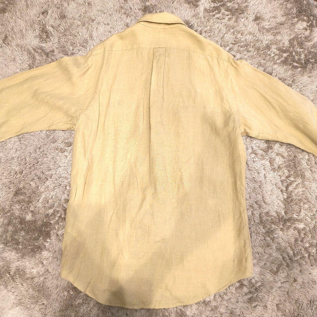 ✨極美品 ポロ ラルフローレン ベージュリネンシャツ SP クラシックフィット