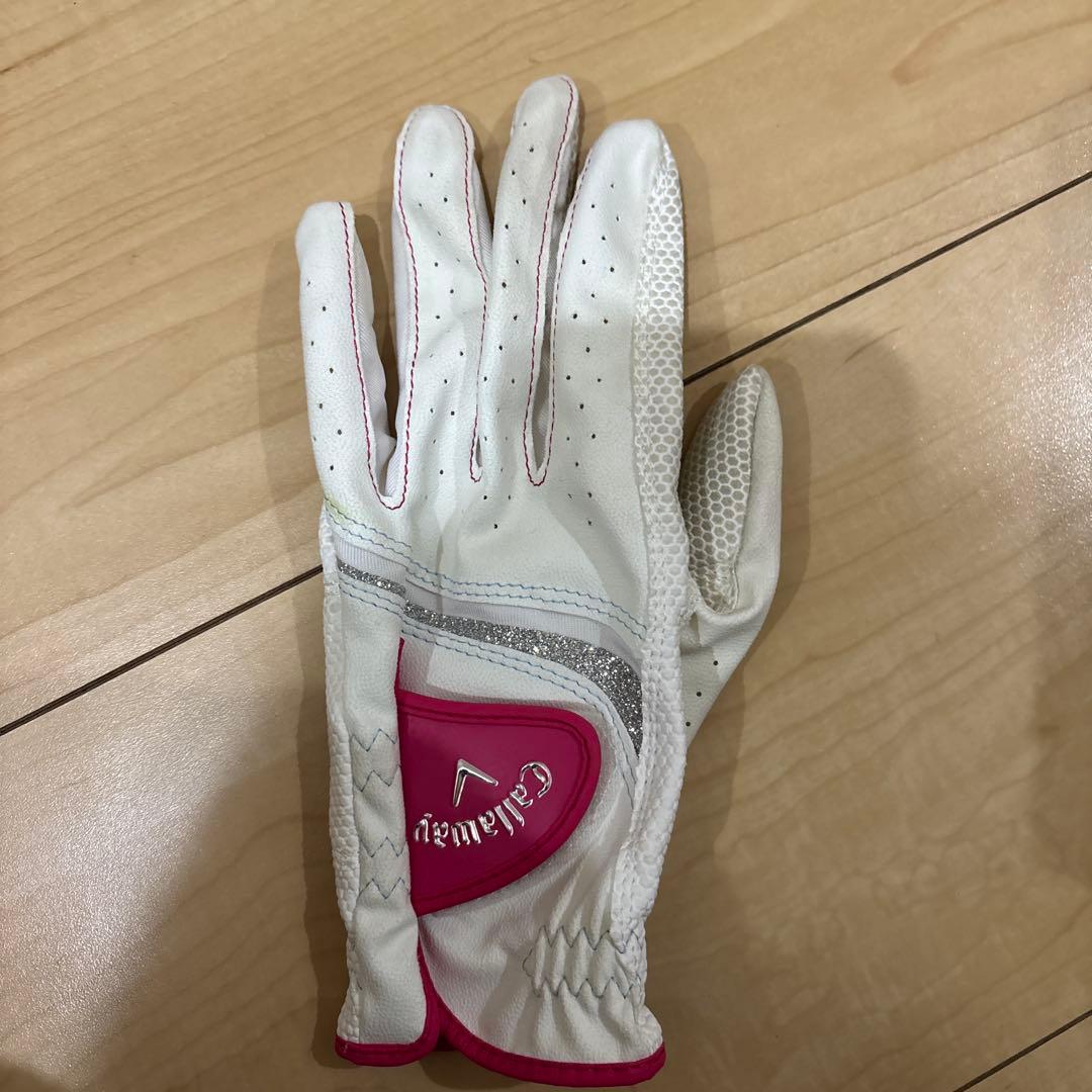 Callaway ピンク ゴルフバッグとクラブとホールとピンセット　初心者セット