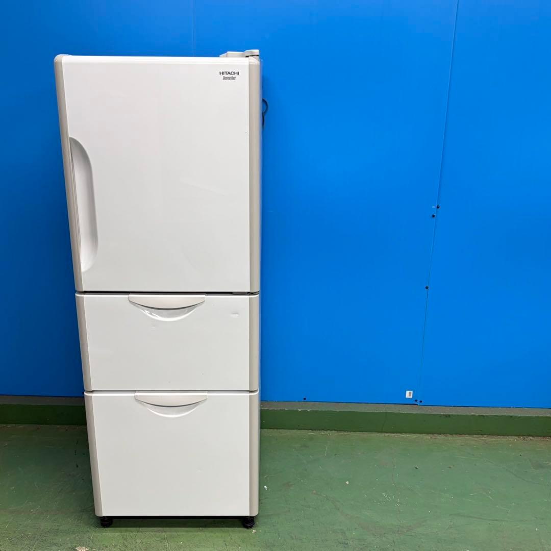 703 日立　中型冷蔵庫　大型　小型　一人暮らし　3ドア　右開き　スリムサイズ