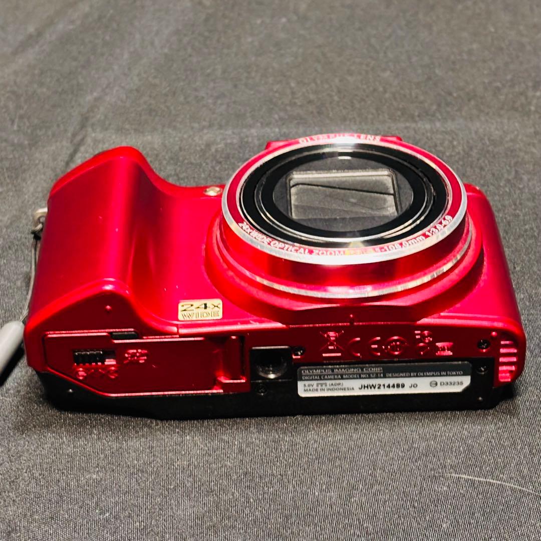 OLYMPUS SZ-14 レッド　デジタルカメラ
